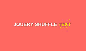 jquery洗牌文本输出插件shuffleText
