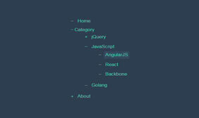 jQuery轻量级树状菜单插件代码