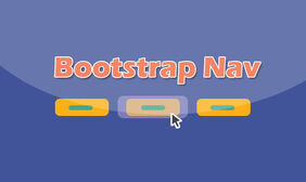 Bootstrap遮罩移动导航菜单代码