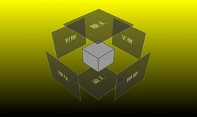 CSS3 3D立方体多边形动画特效