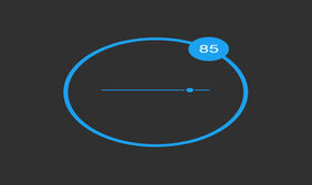 SVG滑块拖动圆形进度代码