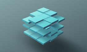 纯CSS3三维立体方块动画特效