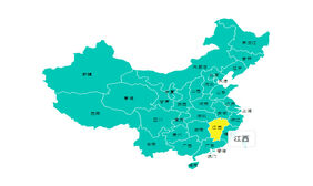 SVG中国地图各省份jQuery特效