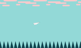 CSS3 SVG纸飞机飞行动画特效