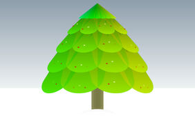 发光闪烁圣诞树CSS3特效