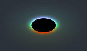 彩色发光的黑洞CSS3特效