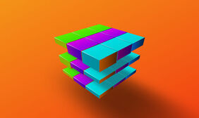 CSS3 3D彩色魔方动画特效